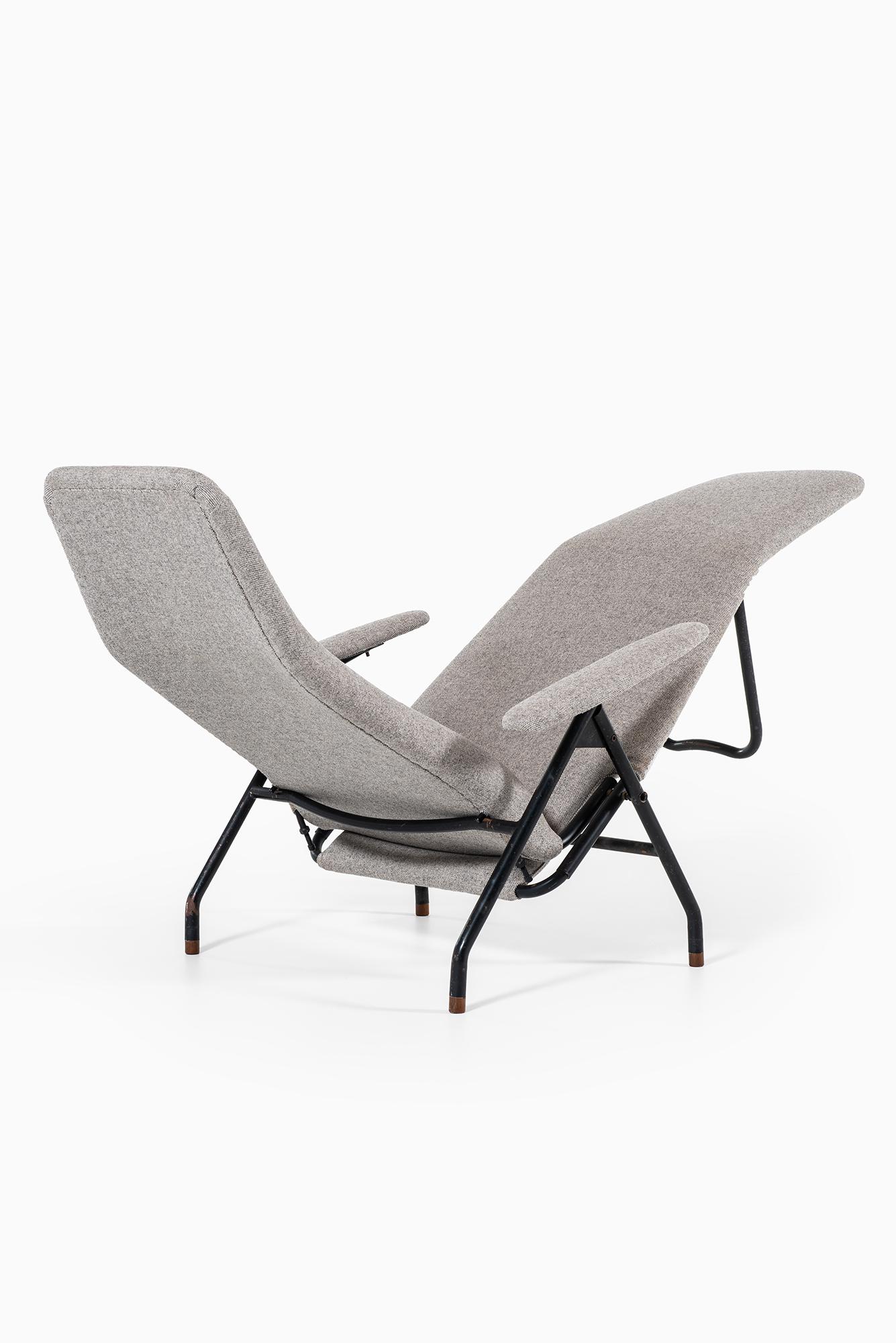 Reclining Easy Chairs Produced in Denmark For Sale 3
