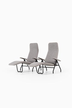 Reclining Easy Chairs Produced in Denmark