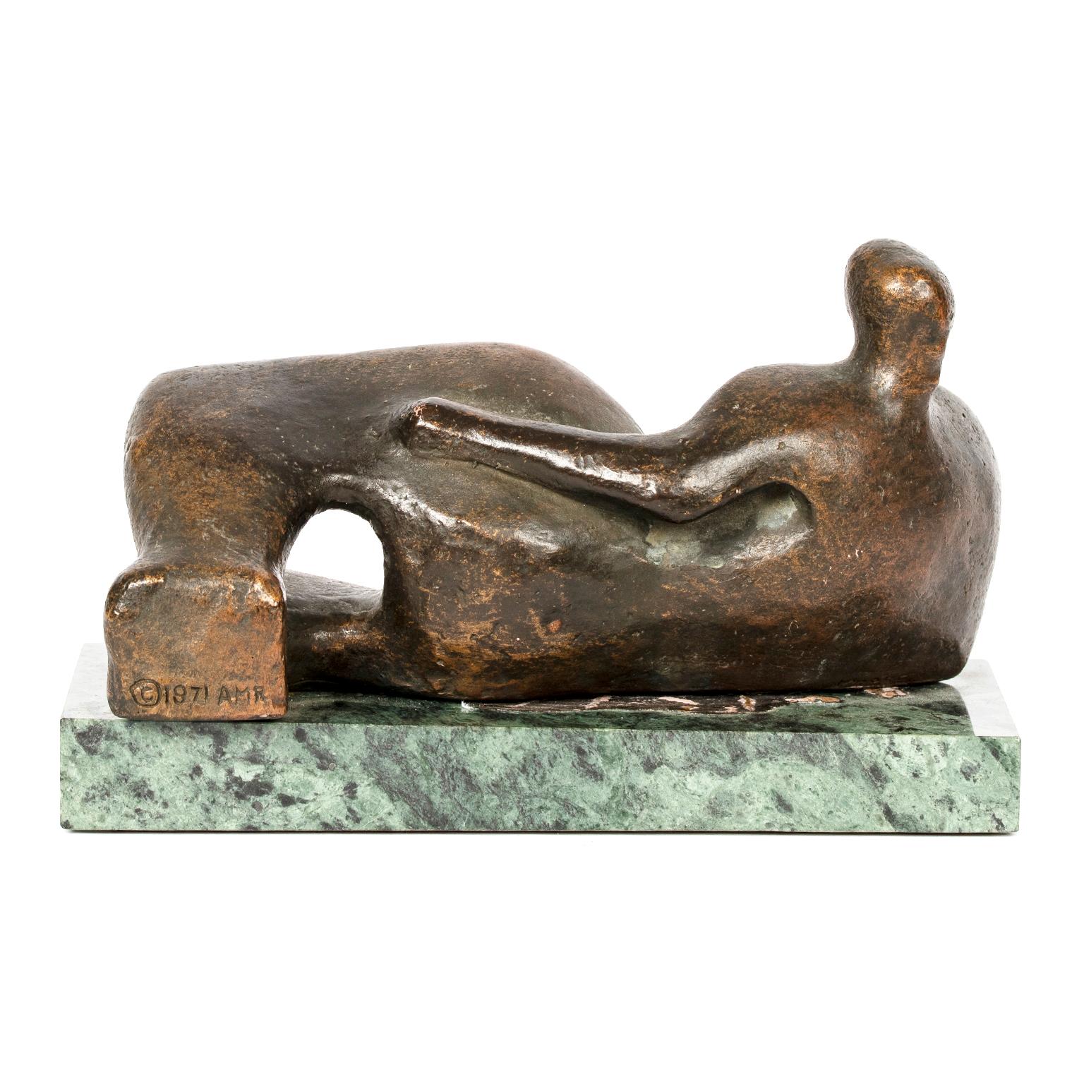 Reclining Female Figure Reproduction After Henry Moore, circa 1971 In Good Condition In Toronto, ON