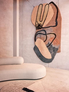Reclining Figure Doodles Rug by Faye Toogood for cc-tapis