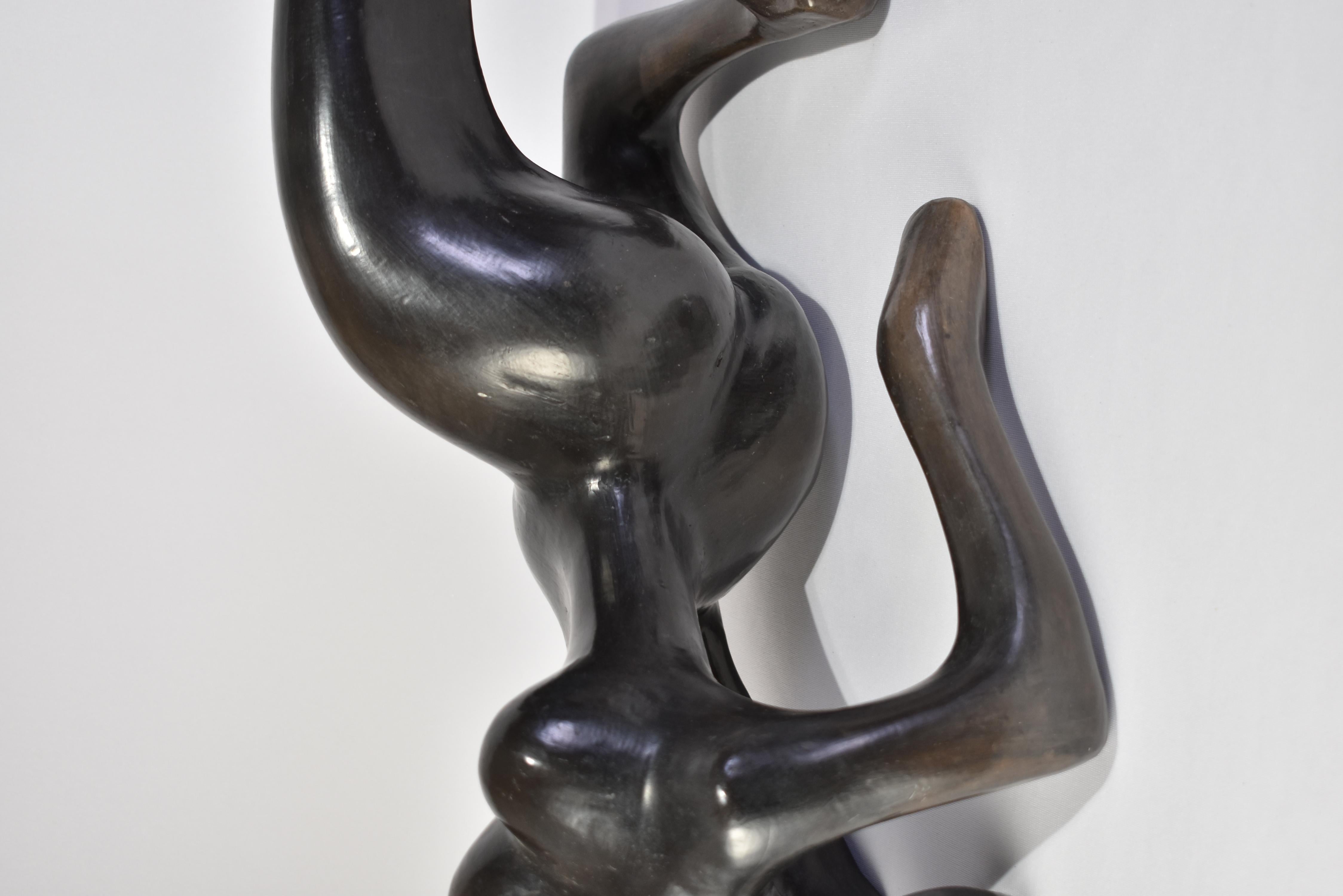 Ceramic Reclining Figure Sculpture