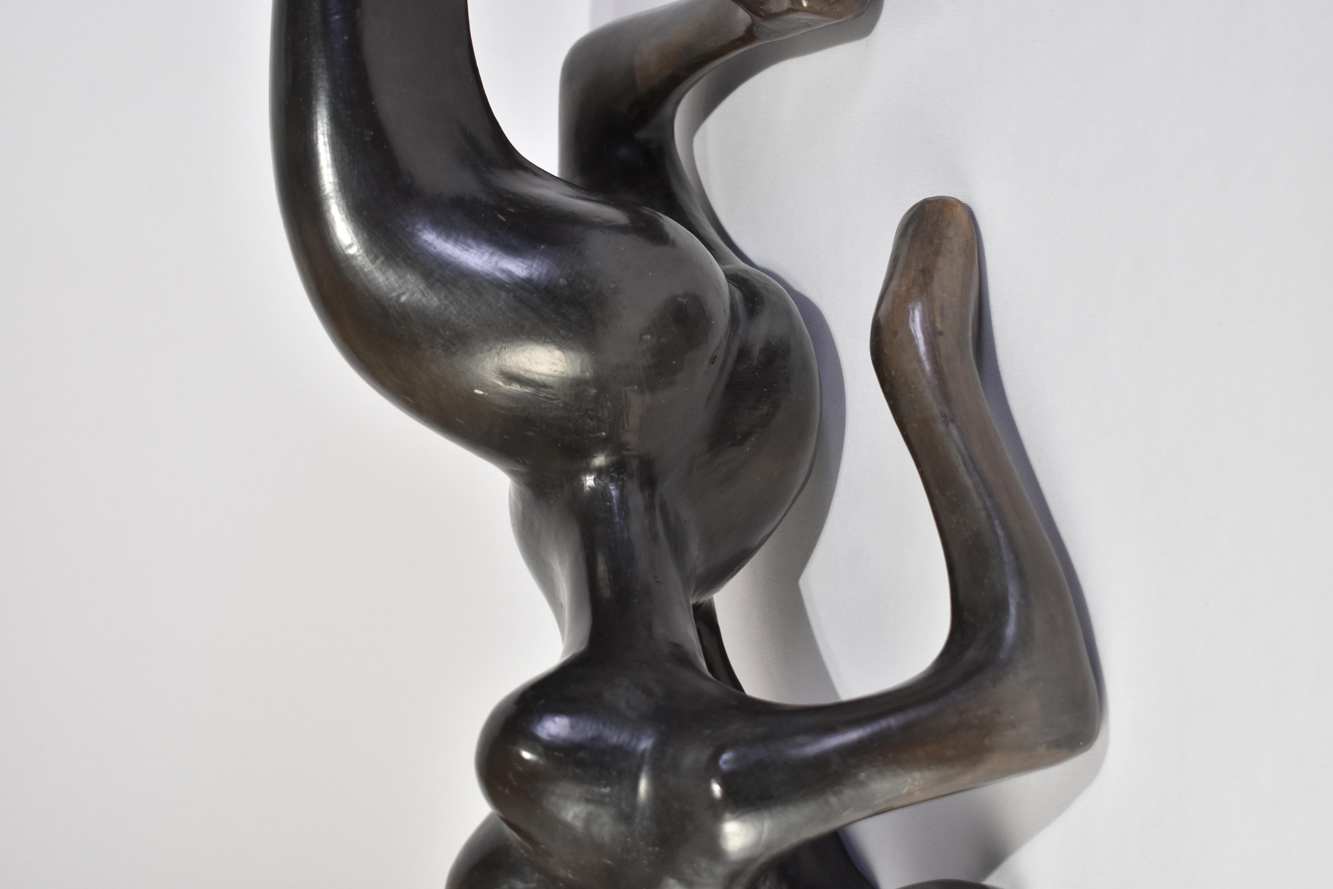 Ceramic Reclining Figure Sculpture