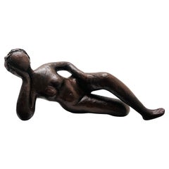Reclining figure sculpture