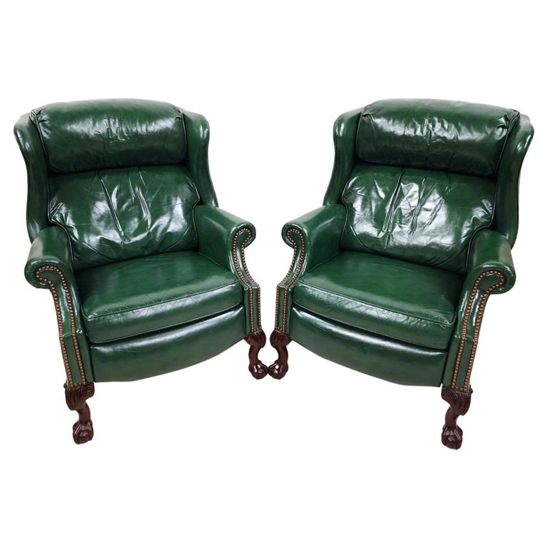 Reclining Leather Chairs by Bradington Young For Sale at 1stDibs