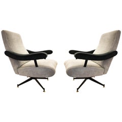 Reclining Swivel Lounge Chairs by Formanova