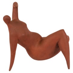 Reclining Woman Sculpture by Theo Harlander 