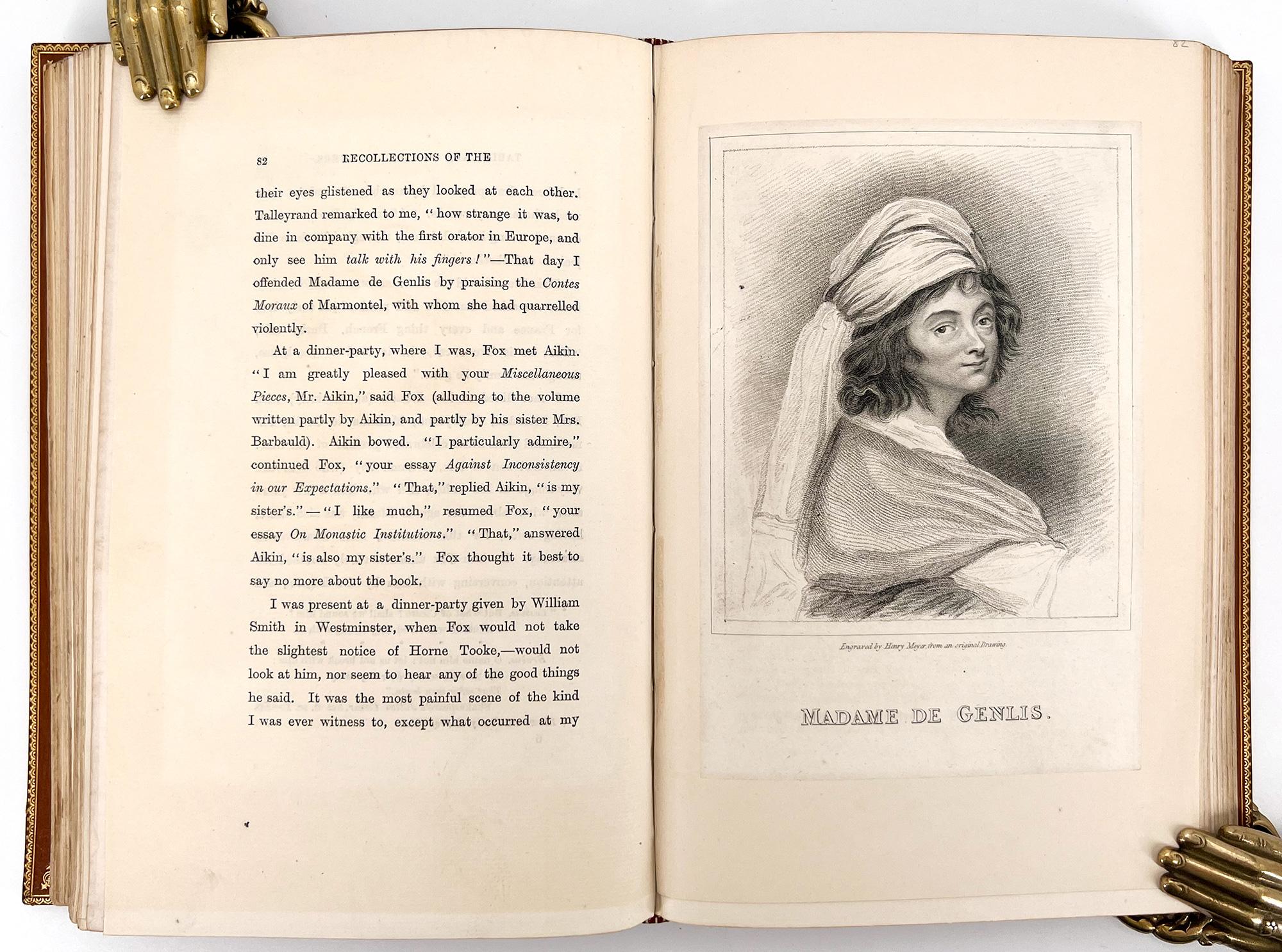 Recollections de la table Talk of Samuel Rogers à laquelle est ajoutée Porsoniana ; en vente 6