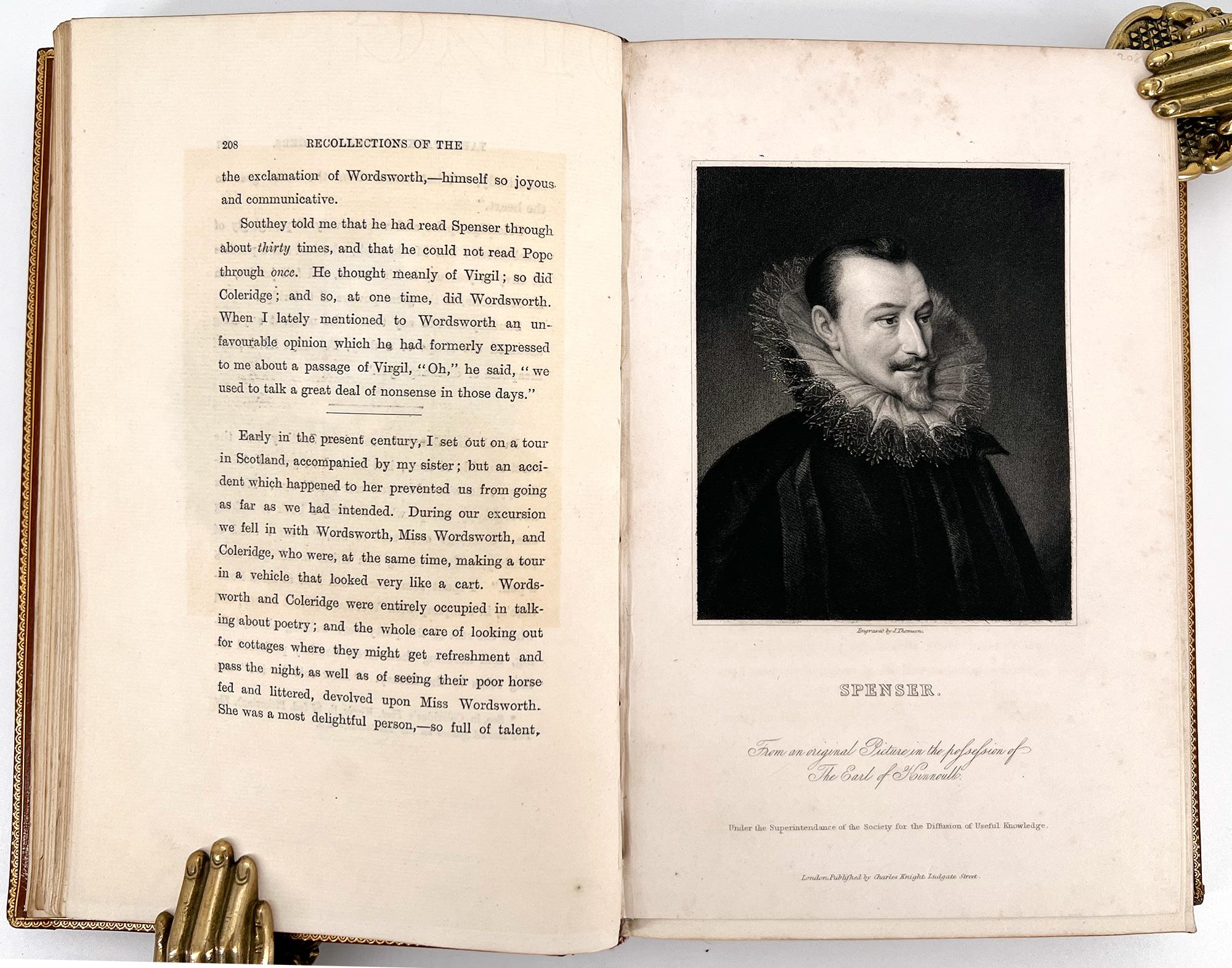 Recollections de la table Talk of Samuel Rogers à laquelle est ajoutée Porsoniana ; en vente 8