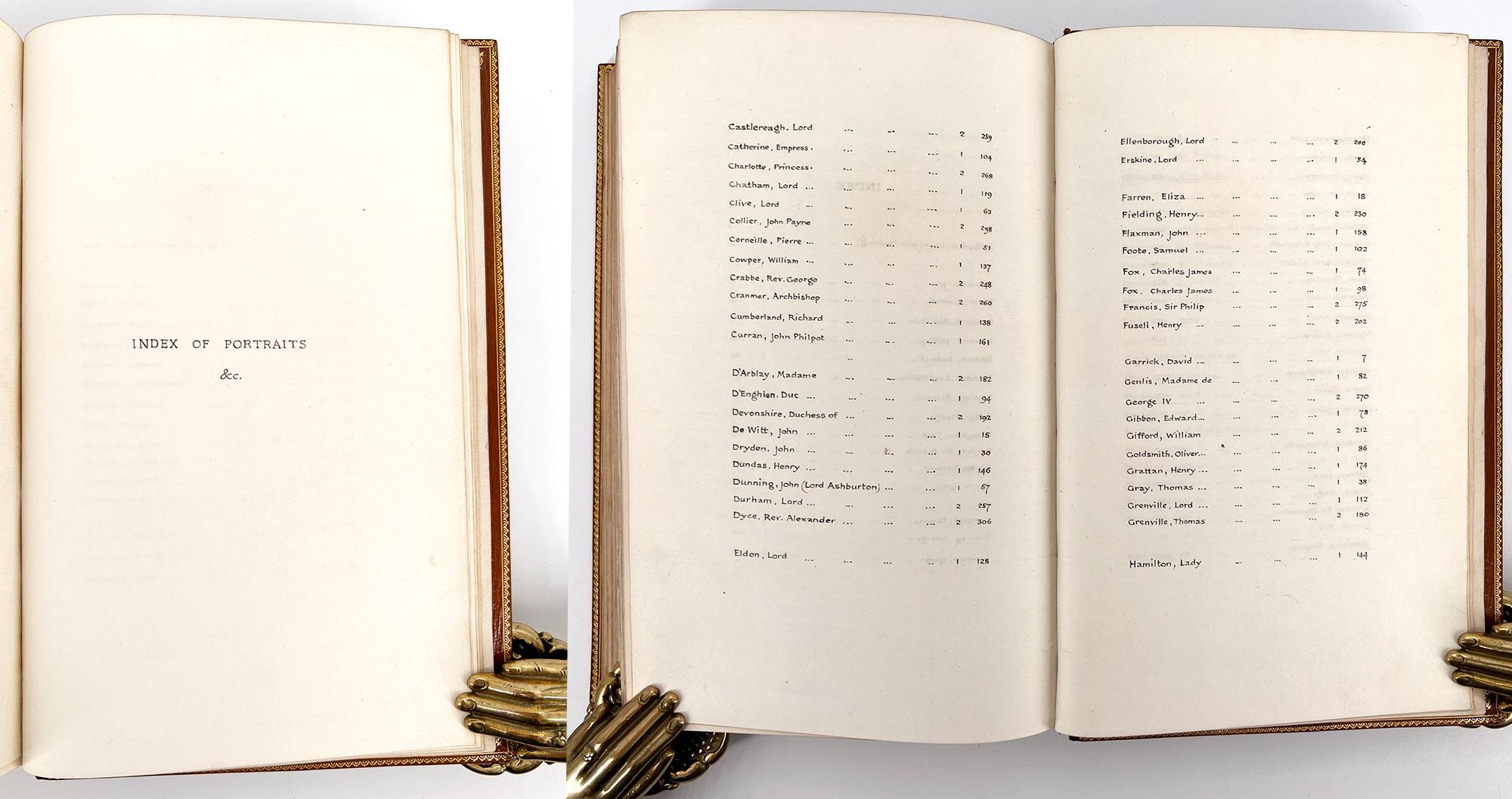 Recollections de la table Talk of Samuel Rogers à laquelle est ajoutée Porsoniana ; en vente 10