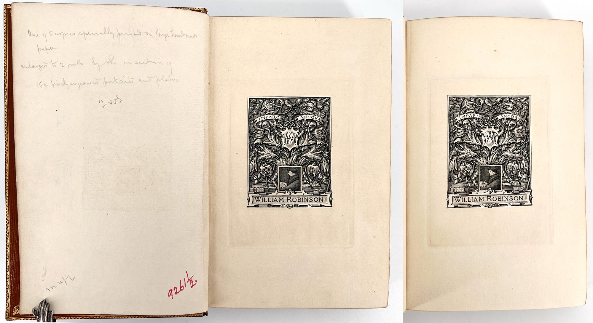 Cuir Recollections de la table Talk of Samuel Rogers à laquelle est ajoutée Porsoniana ; en vente