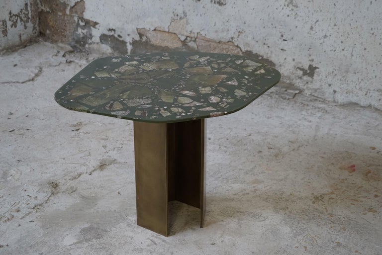 Reconciled Fragments Side Table by T Sakhi Studio For Sale at 1stDibs