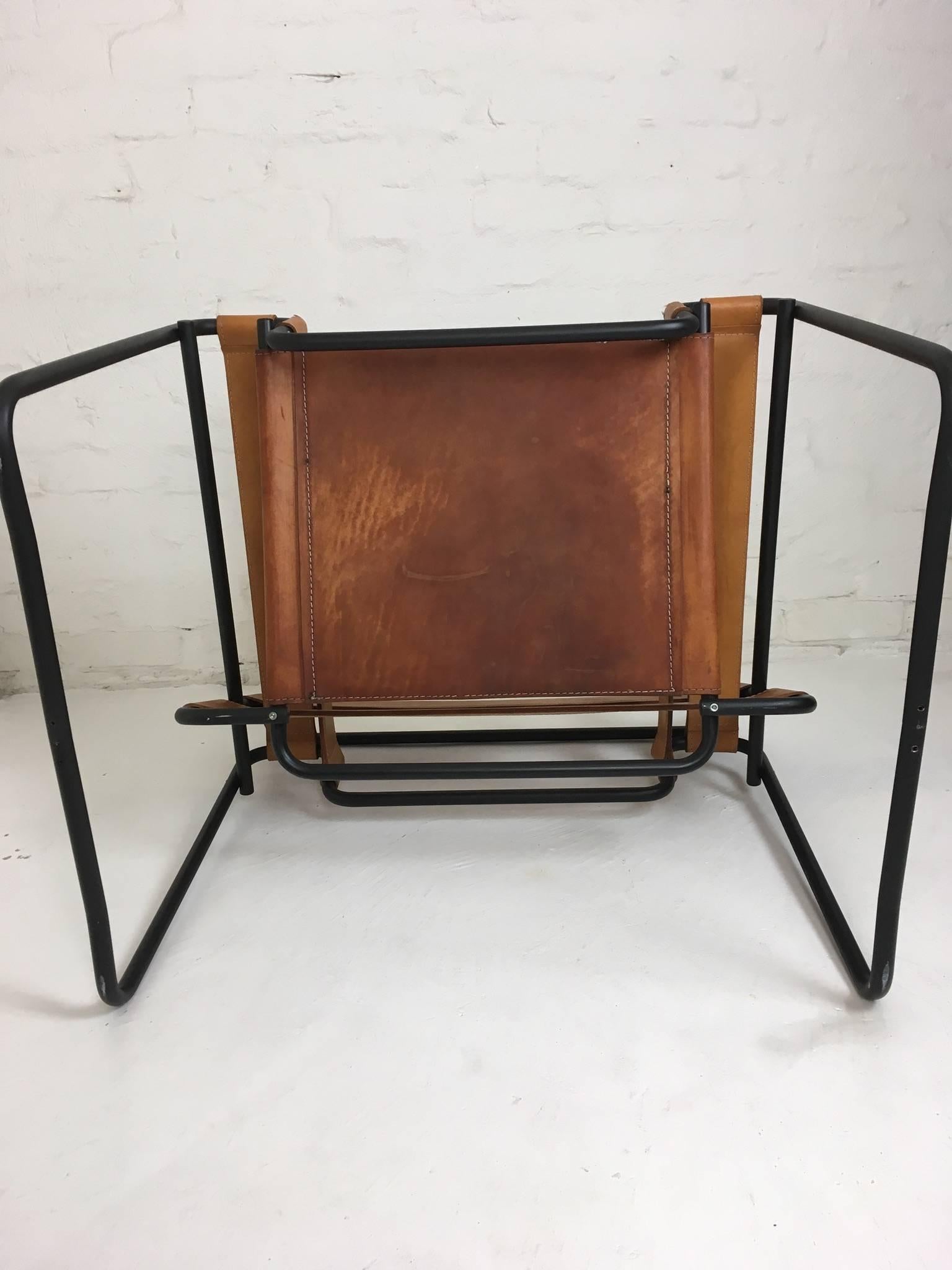Reconditioned Marcel Breuer Wassily Chair with Black Frame 6