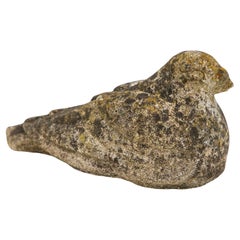 Reconstituted Stone Dove Garden Ornament, England 20th Century