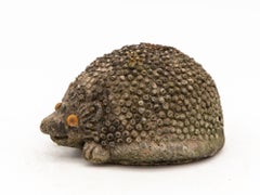 Reconstituted Stone Hedgehog Garden Ornament, 20th Century