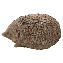 Reconstituted Stone Hedgehog Garden Ornament, 20th Century
