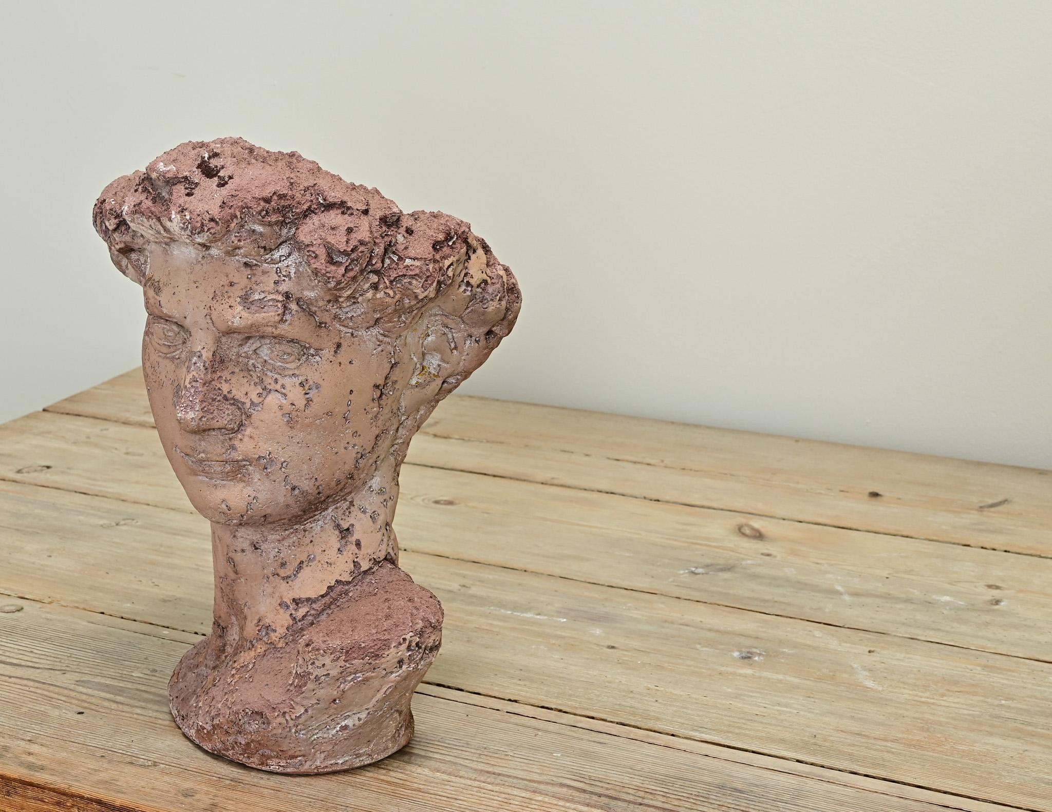 Other Reconstituted Stone Sculpture of a Man For Sale