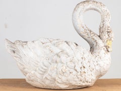 Reconstituted Stone Swan Planter, English Early 20th Century
