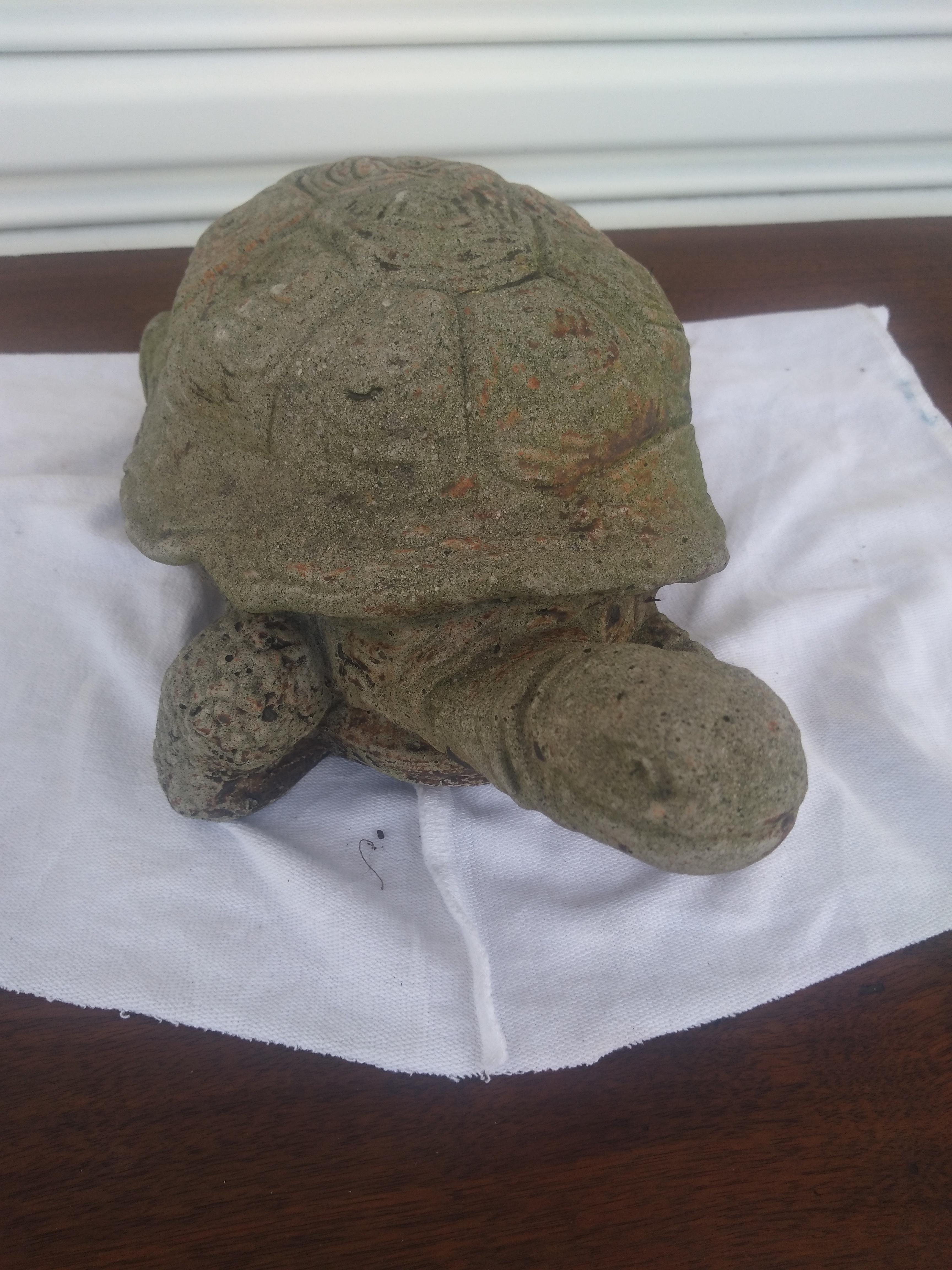 20th Century Reconstituted stone Tortoise/Turtle For Sale