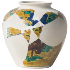 Zeitgenössische restaurierte Keramik #4 im japanischen Zen-Japanismus-Stil