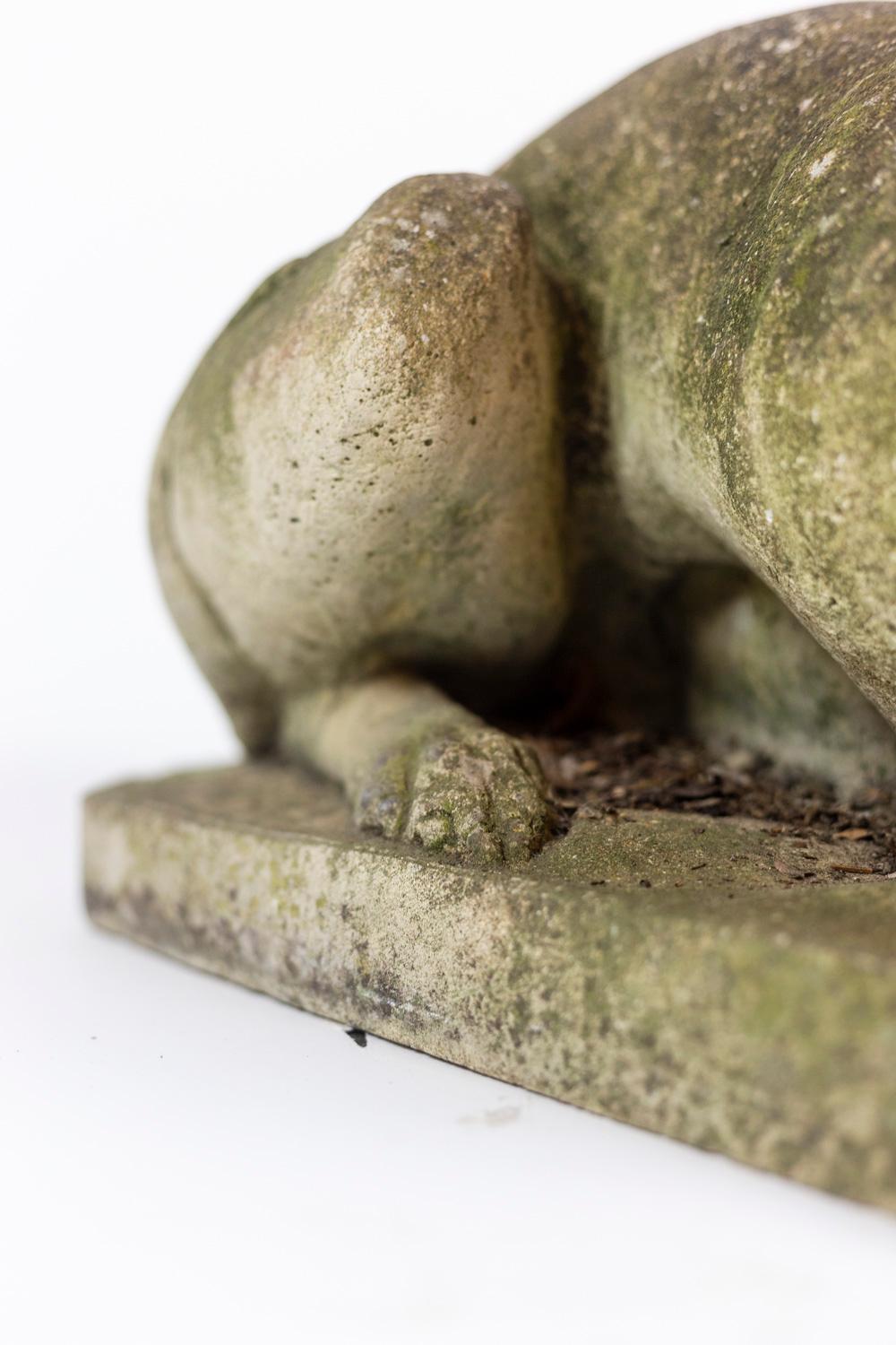 Reconstructed Stone Dog, 1950s 7