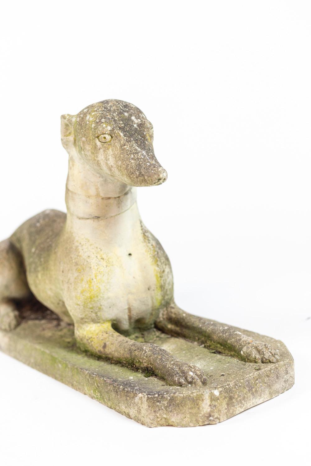 Mid-20th Century Reconstructed Stone Dog, 1950s