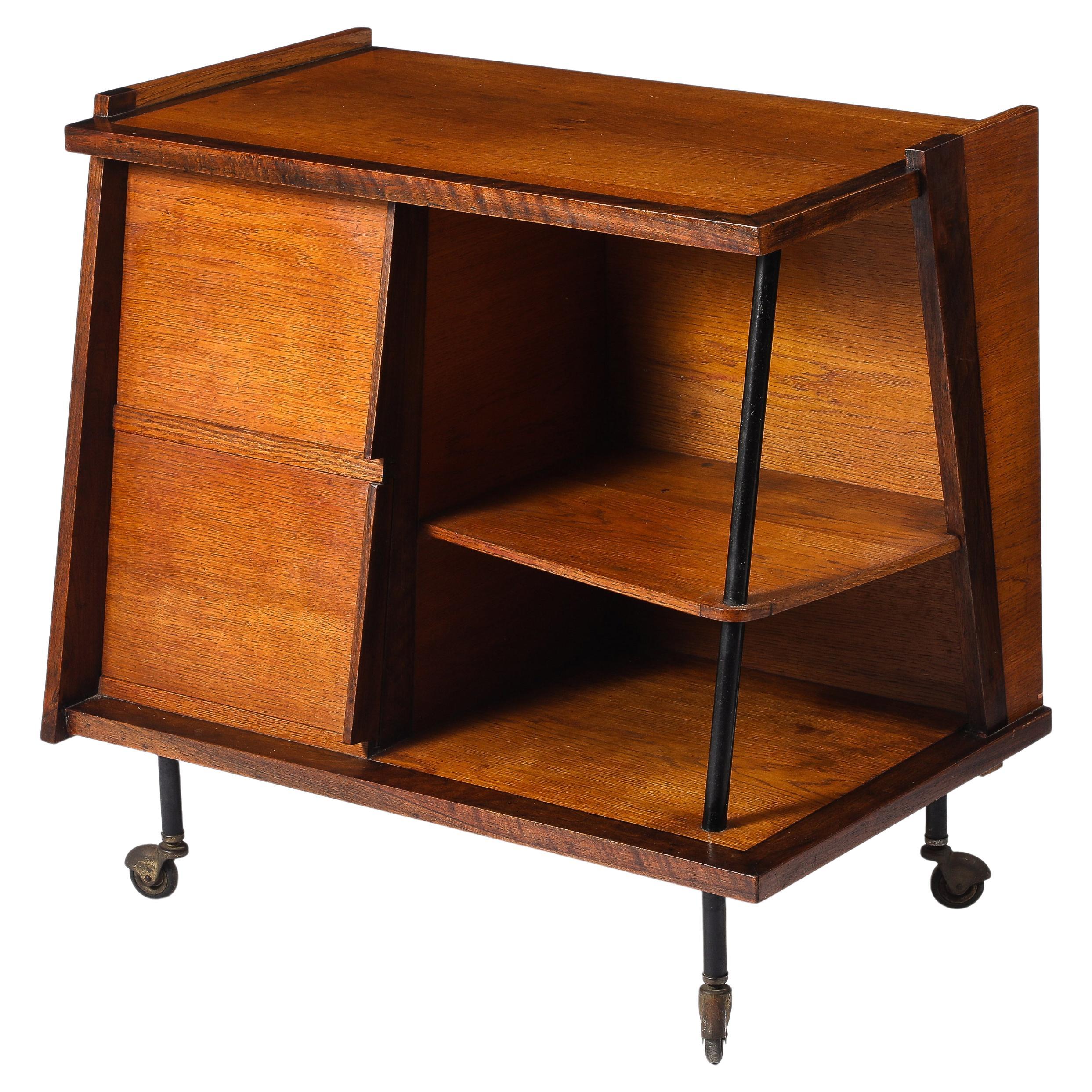 Reconstruction Bar Cart, France 1950
s For Sale
