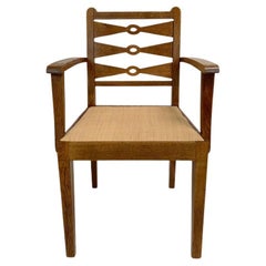 Reconstruction Oak Armchair, circa 1950, France.