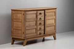 Reconstruction Oak Sideboard by René Gabriel, France, 1950s