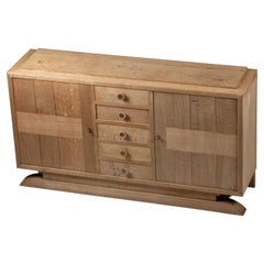 Reconstruction Solid Oak Credenza, France