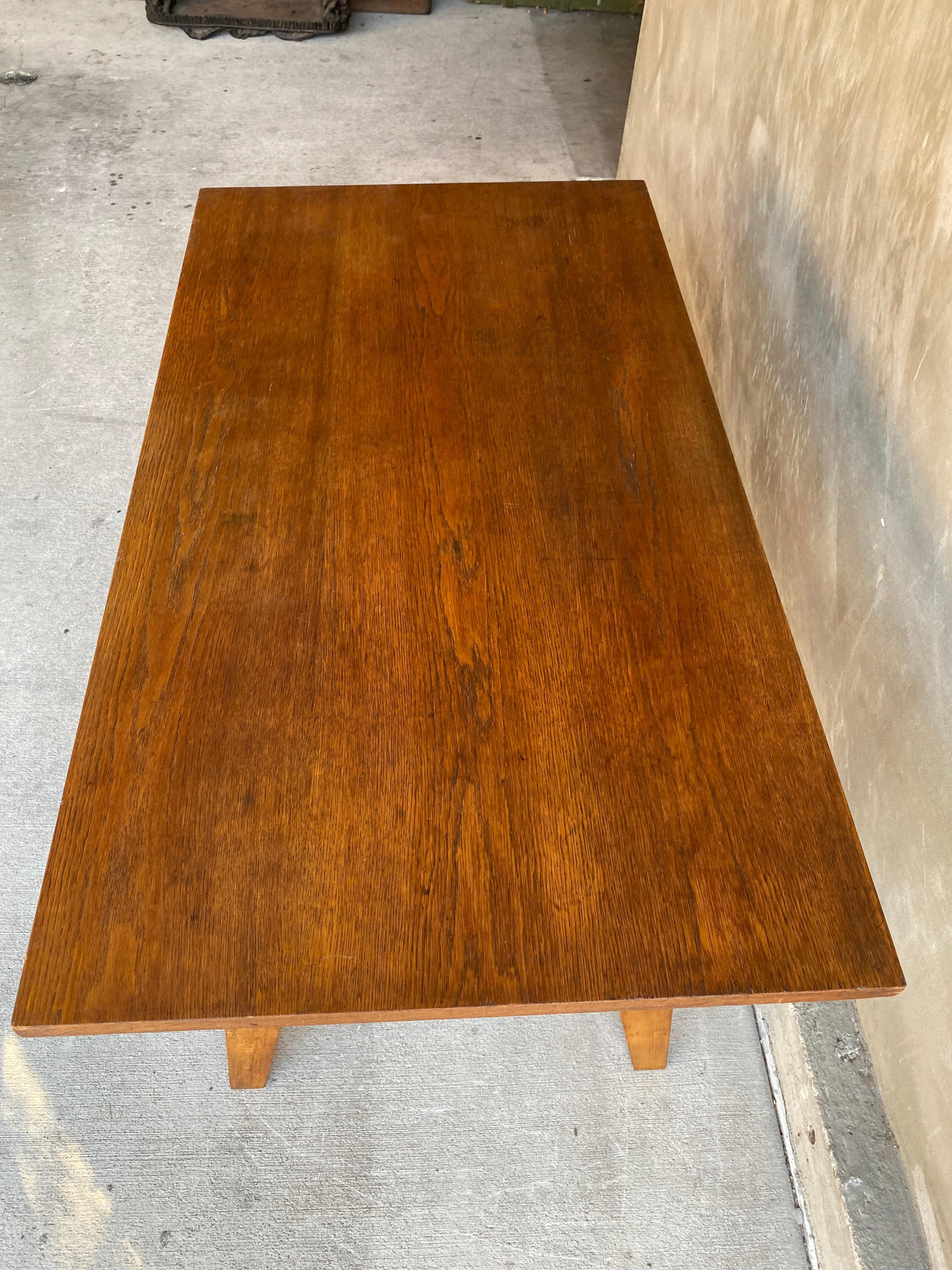 Reconstruction Style Dining Table, Rene Gabriel, France, 1940-50 For Sale 3
