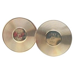 Vintage Record Day by Day Cufflinks