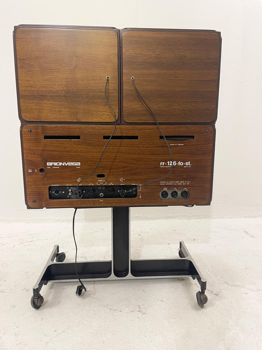 Record Player Brionvega by Achille & Pier Giacomo Castiglioni, 1960s In Good Condition In Brussels, BE