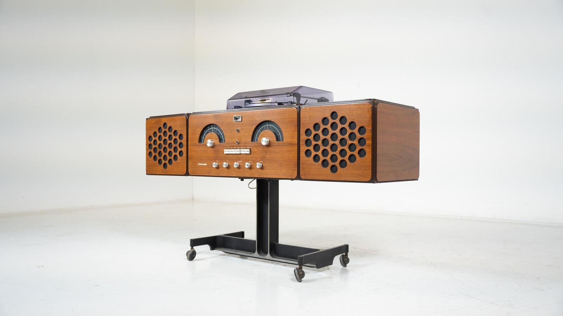 Mid-20th Century Record Player Brionvega by Achille & Pier Giacomo Castiglioni, 1960s