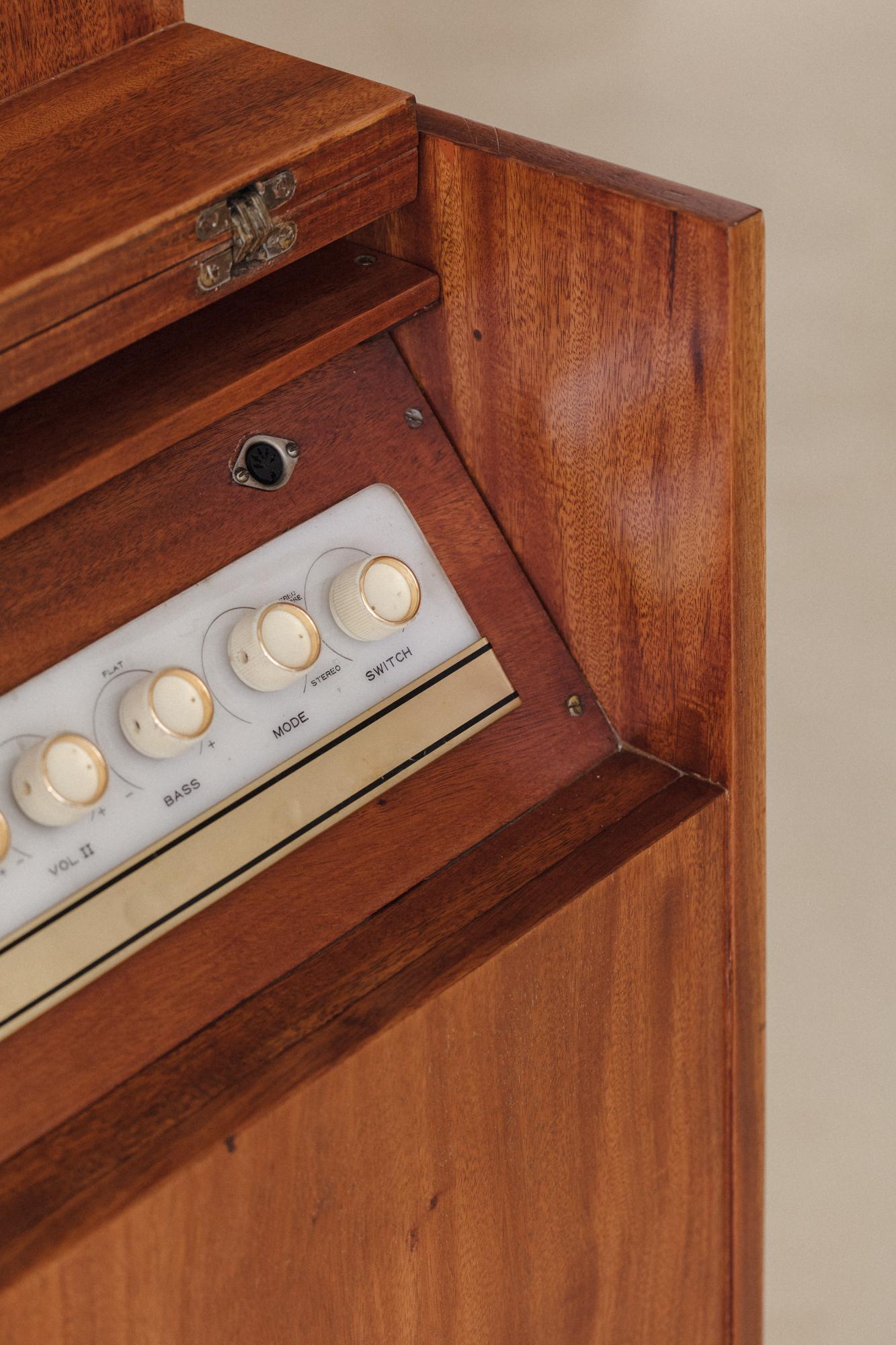 Meuble de jeu de disques de Carlo Hauner et Martin Eisler, 1955, milieu du siècle en vente 8