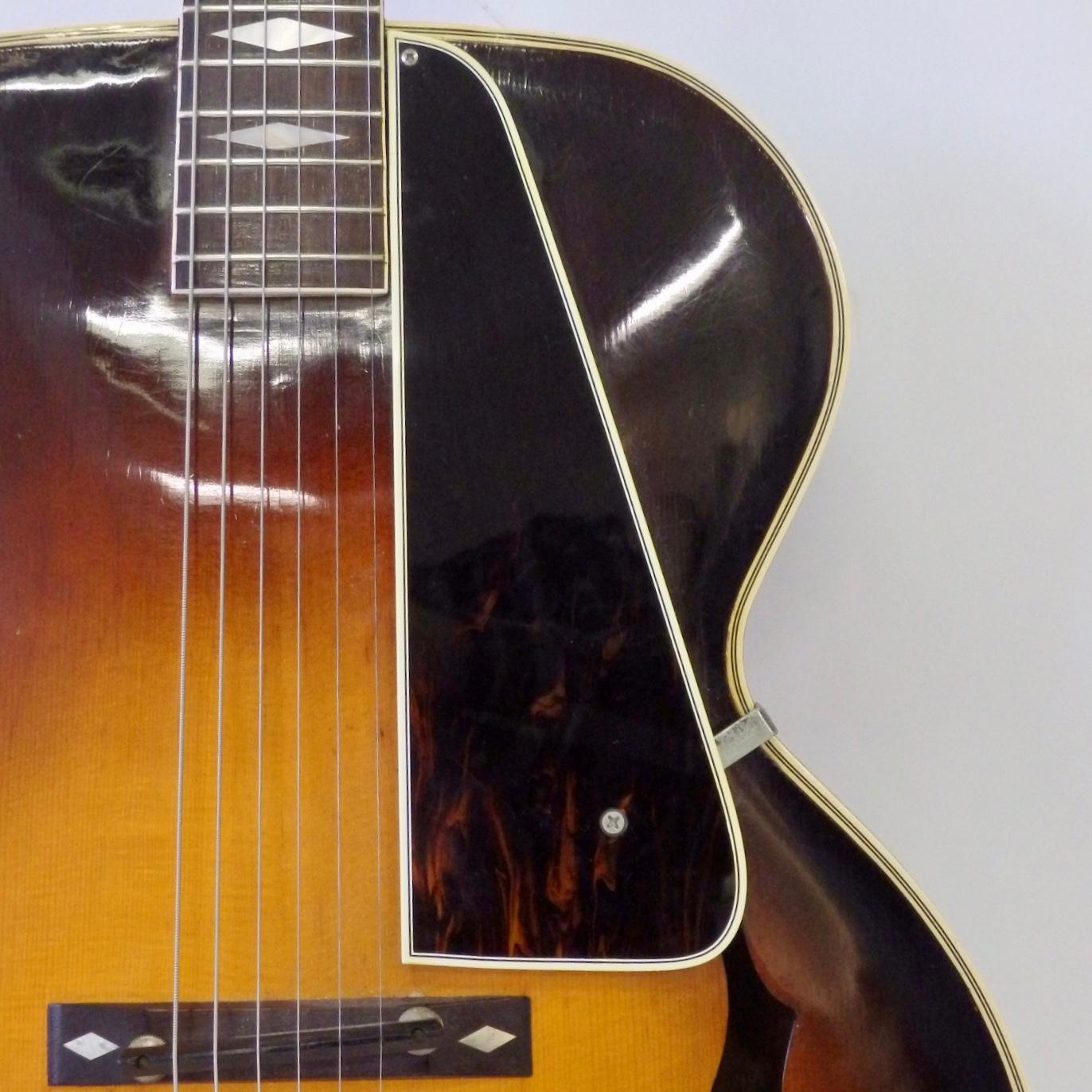 Recording King M-5 by Gibson Pre War Arch Top Sunburst Acoustic Guitar with Case 4