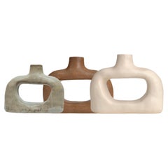 Recoveco No. 02 Stoneware Vase Set by Camila Apaez