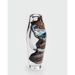 Grand vase « Recovered History Molten Colored Rods » de David Valner