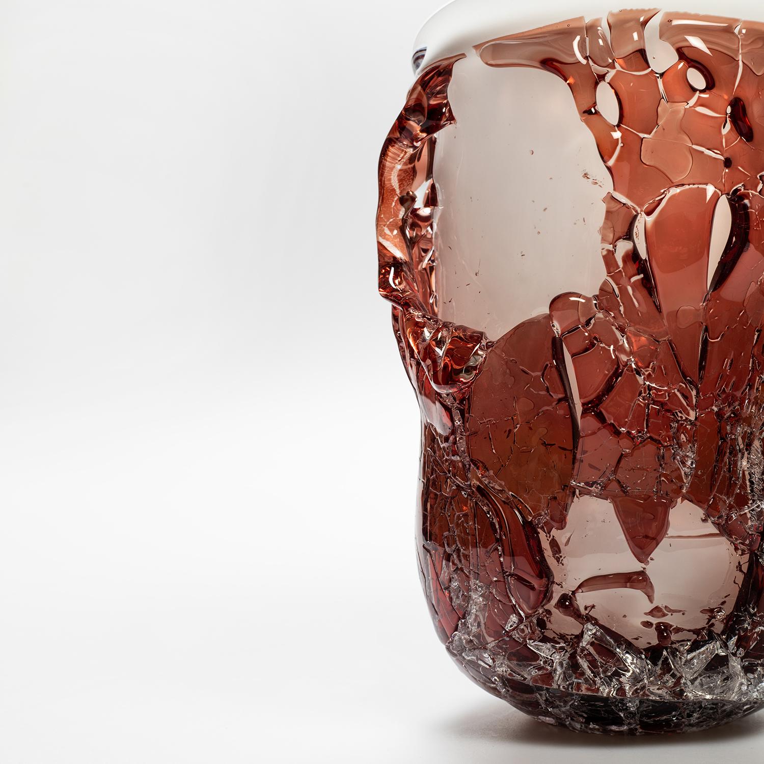 Post-Modern Recovered Medium Vase by David Valner For Sale