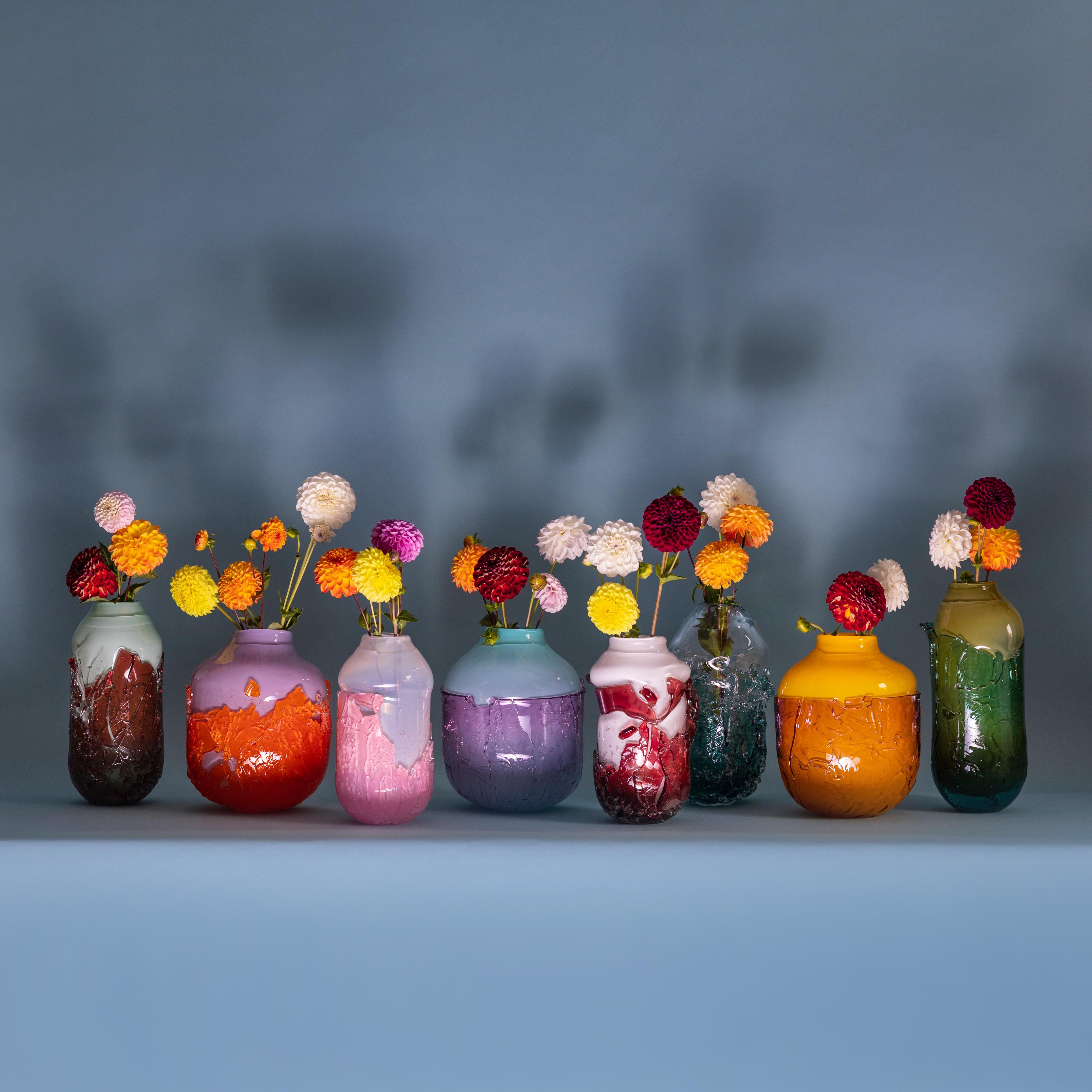 Recovered Medium Vase by David Valner In New Condition For Sale In Geneve, CH