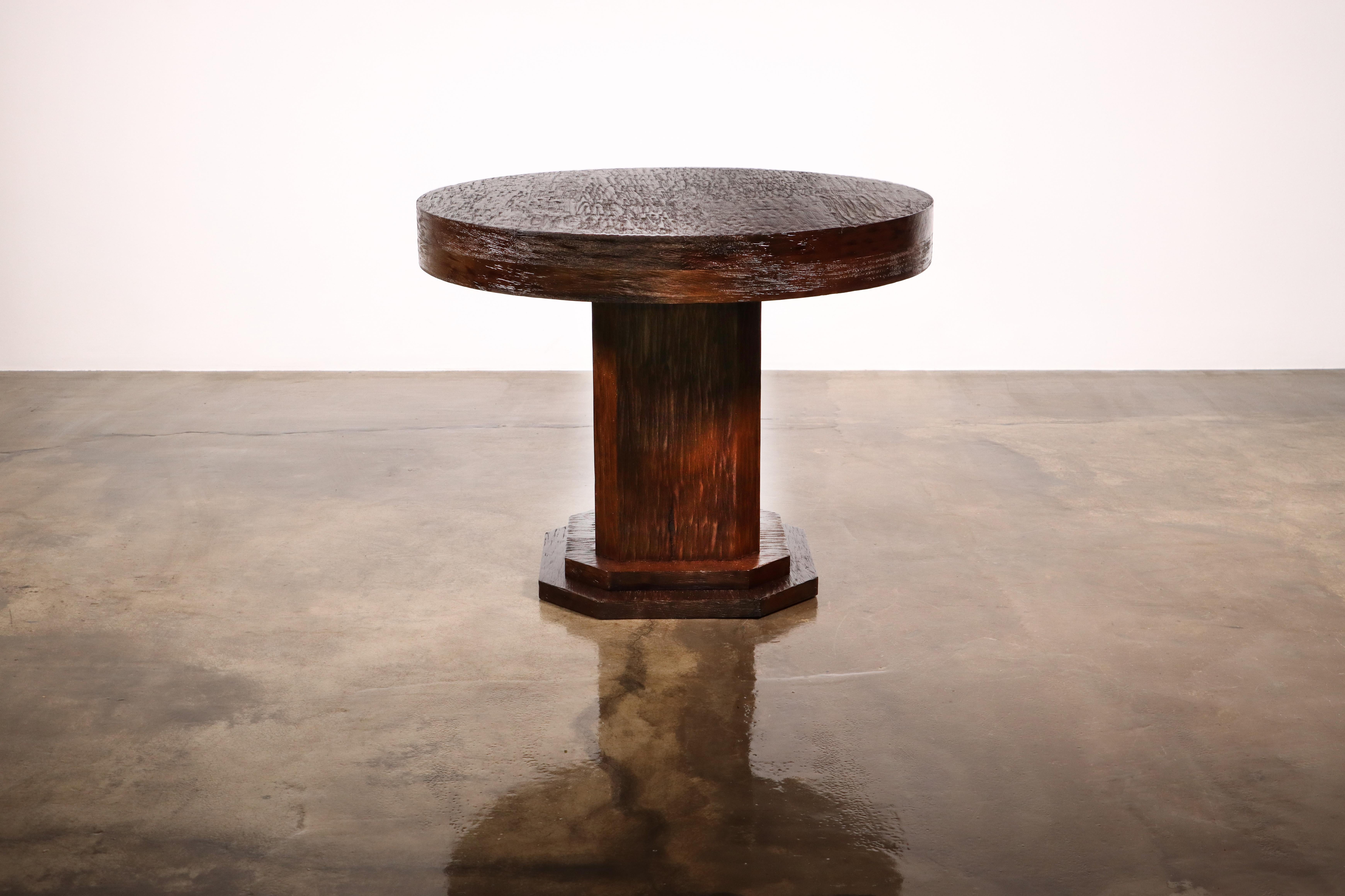 Argentine Recovered Solid Wood Transitional Cocktail Tables from Costantini, Malbec  For Sale