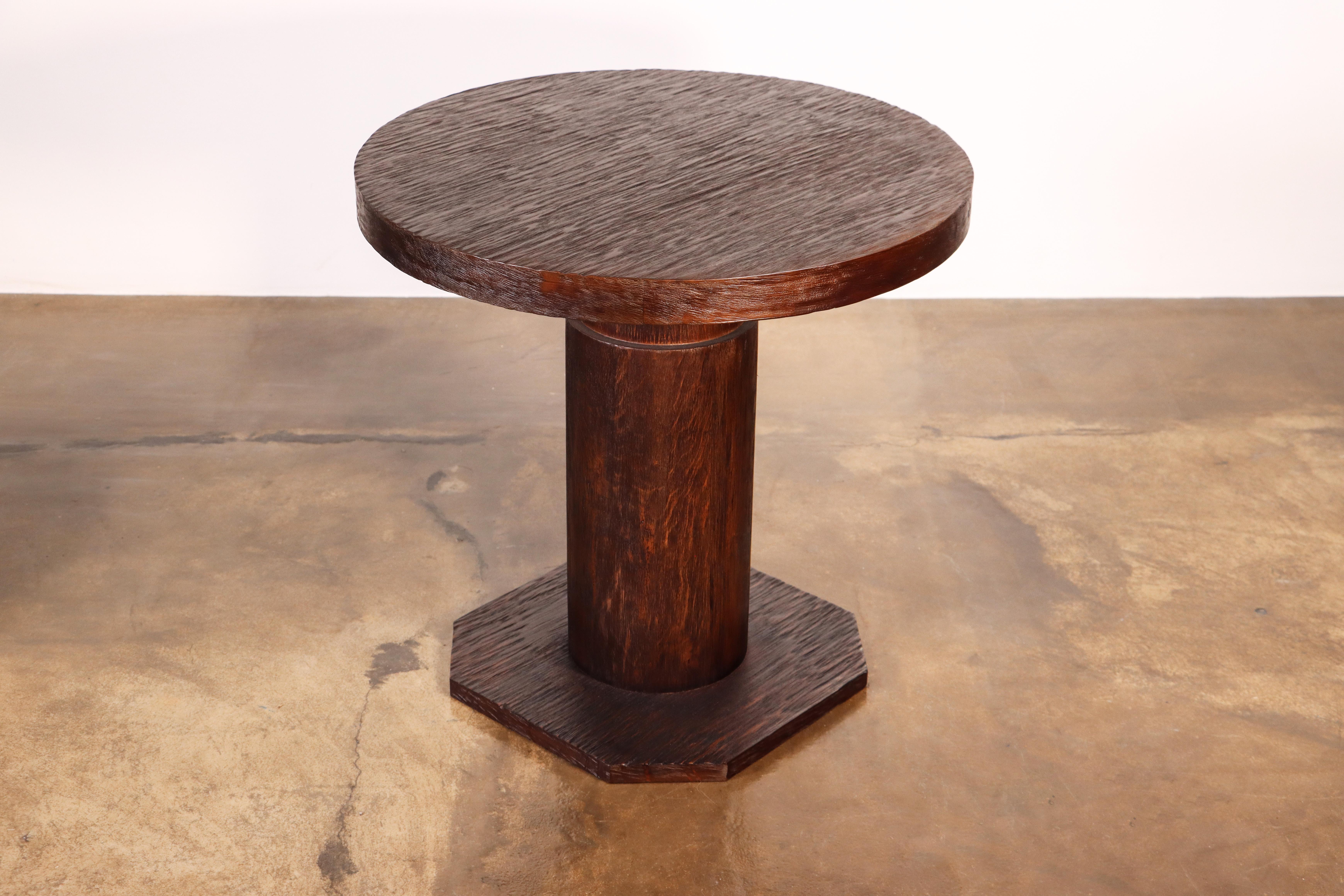 Contemporary Recovered Solid Wood Transitional Cocktail Tables from Costantini, Malbec  For Sale