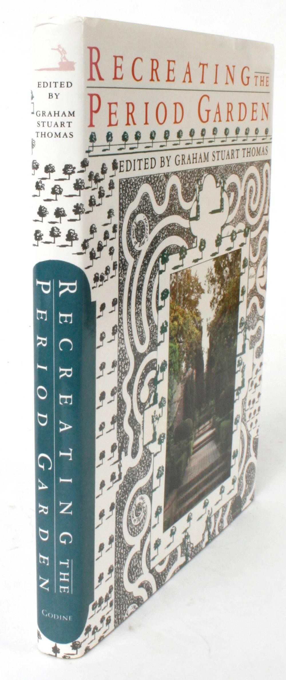 Recreating the Period Garden. Boston: David R. Godine, Publisher Inc., 1985. 1st American edition hardcover with dust jacket. 192 pp. A guide on how to construct a garden in the style of a particular historical period no matter the size of the plot.