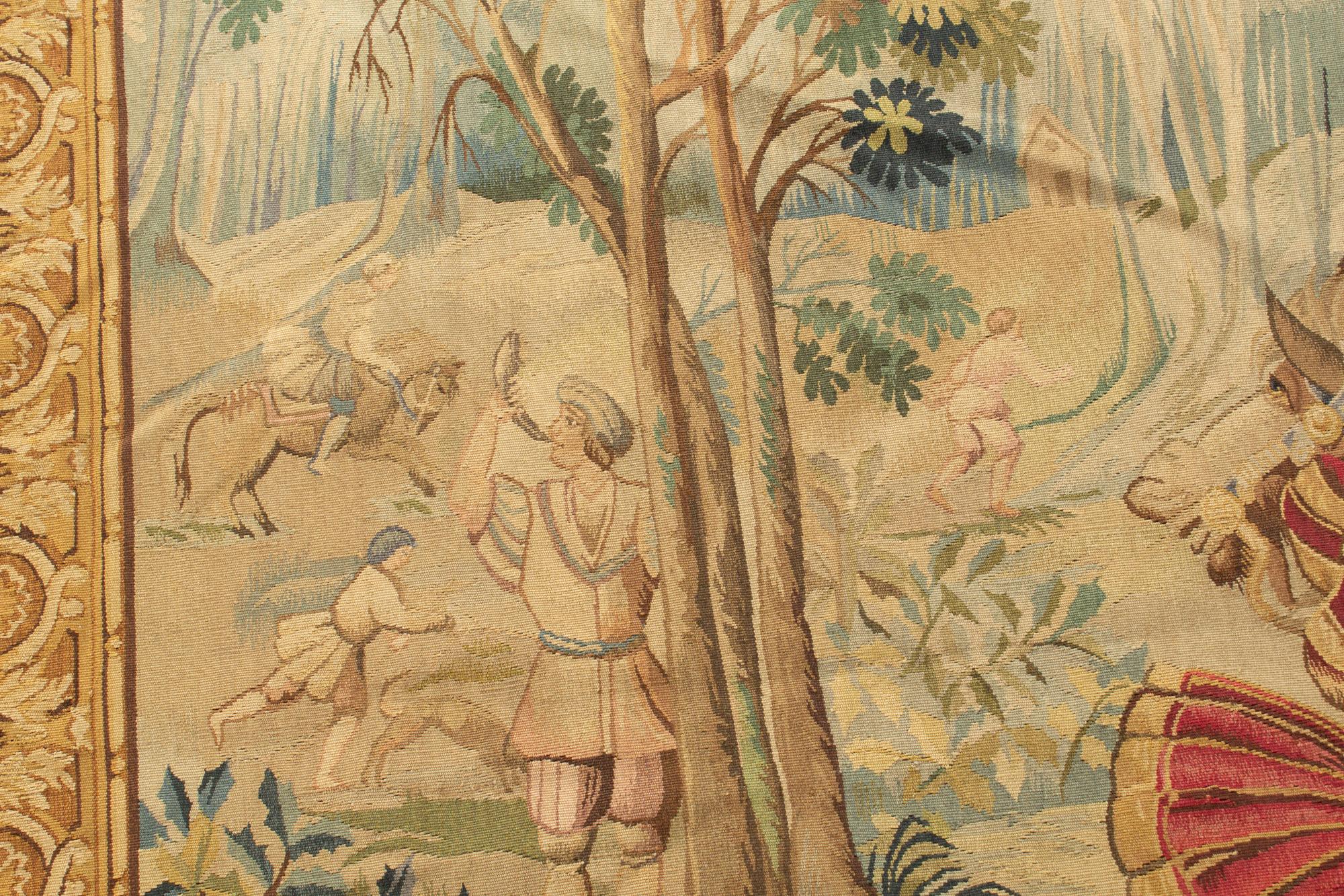 Chinese Recreation of a French 17th Century Hunting Tapestry For Sale