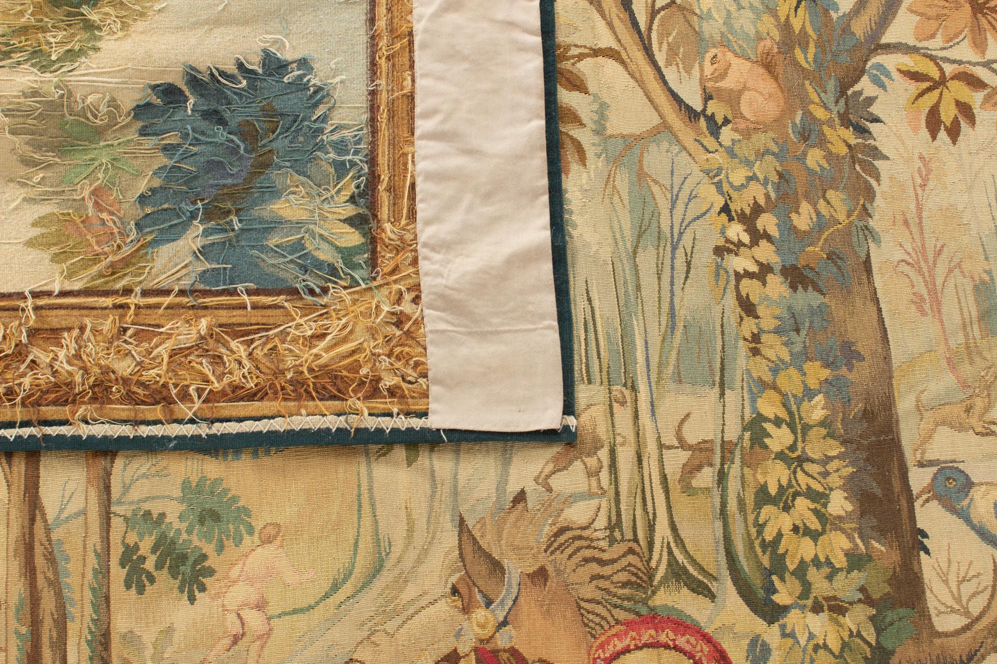 18th Century and Earlier Recreation of a French 17th Century Hunting Tapestry For Sale