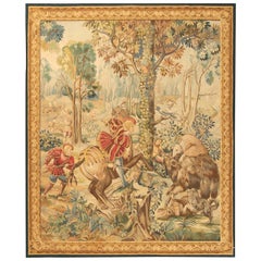 Recréation d'une tapisserie de chasse française du 17ème siècle