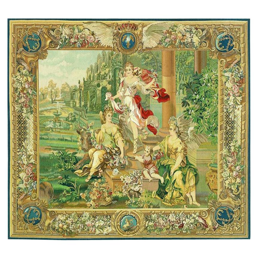 Recreation of an 18th Century Brussels Tapestry For Sale