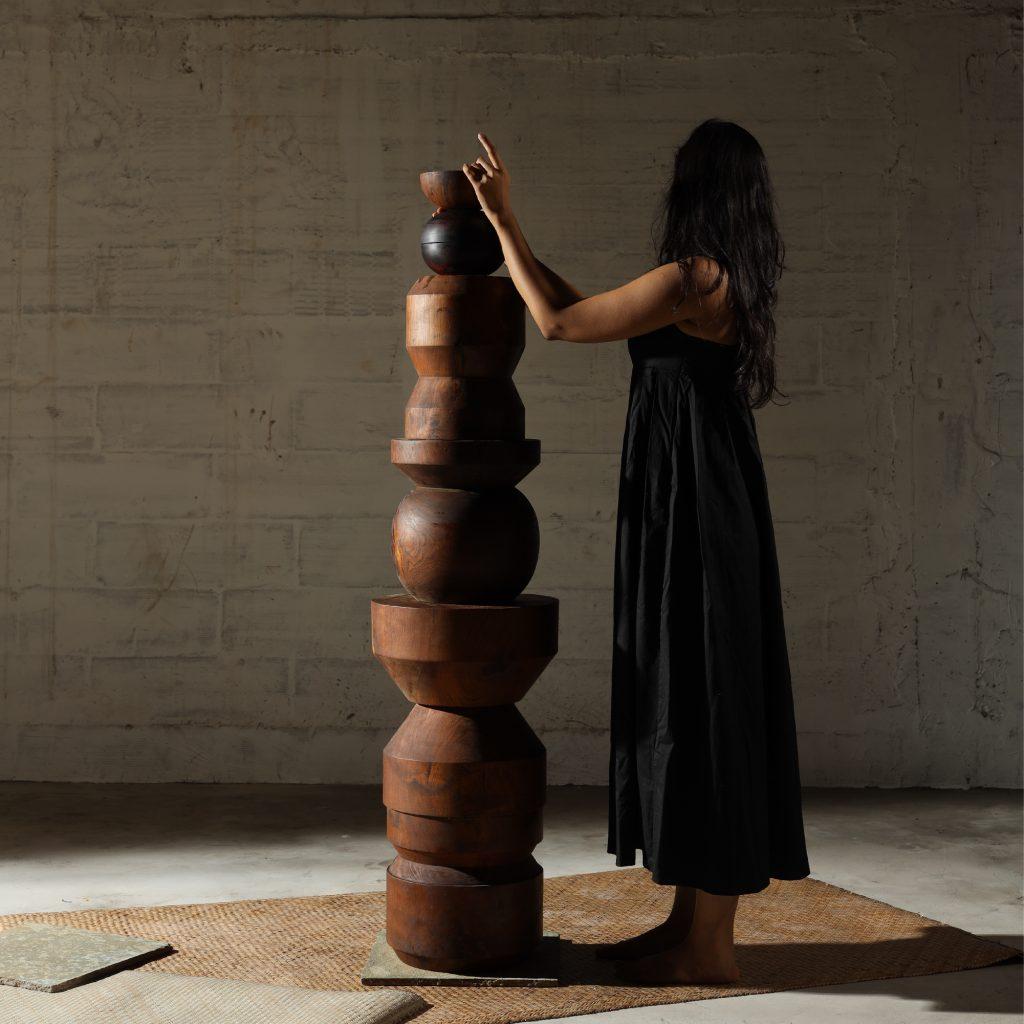 Recreational Verb Floor Sculpture by WANAS For Sale 1