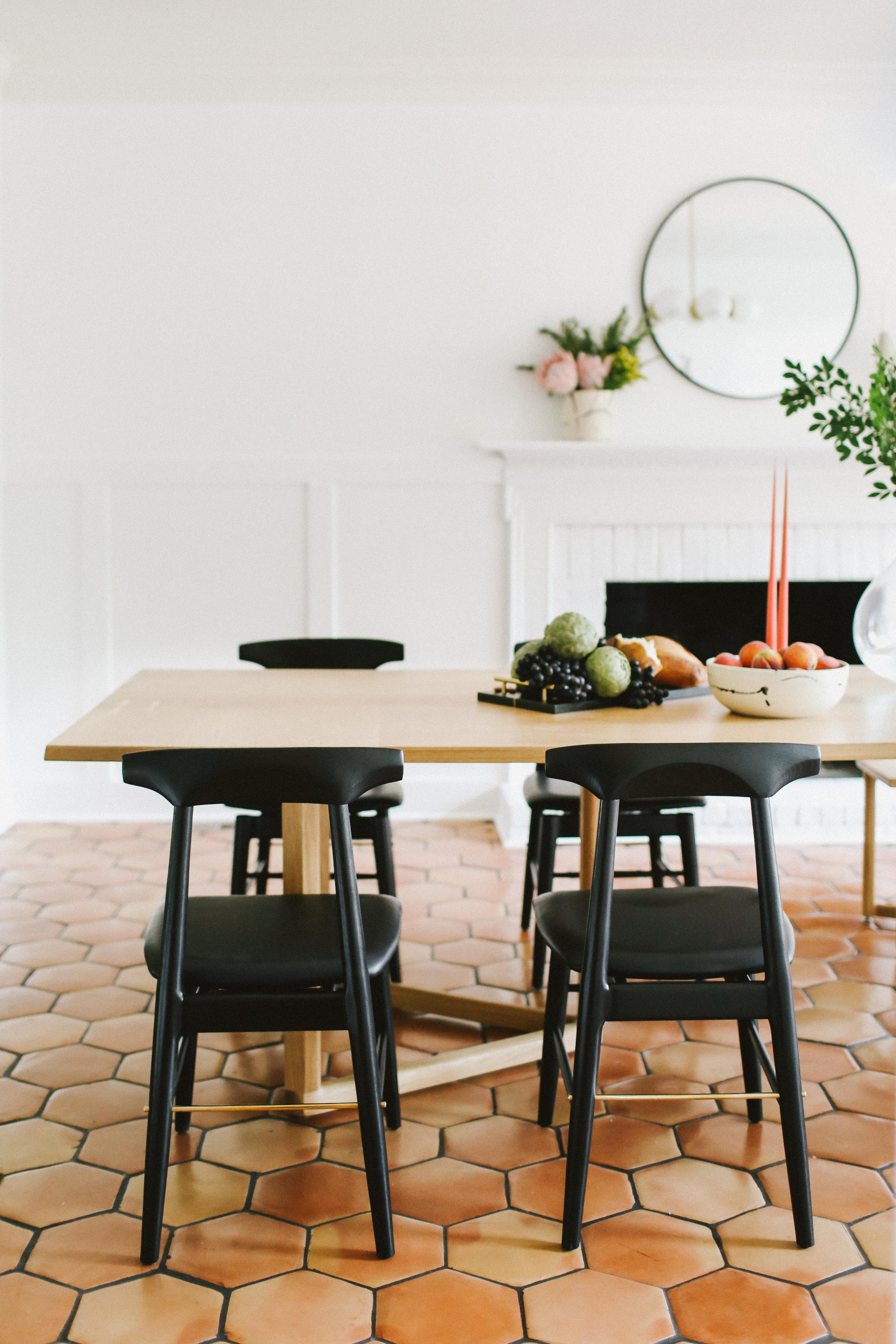 American Rectangle WOLF Dining Table in White Oak For Sale