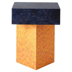 Rectangle Bold Osis Triangle Base Side Table by Llot Llov