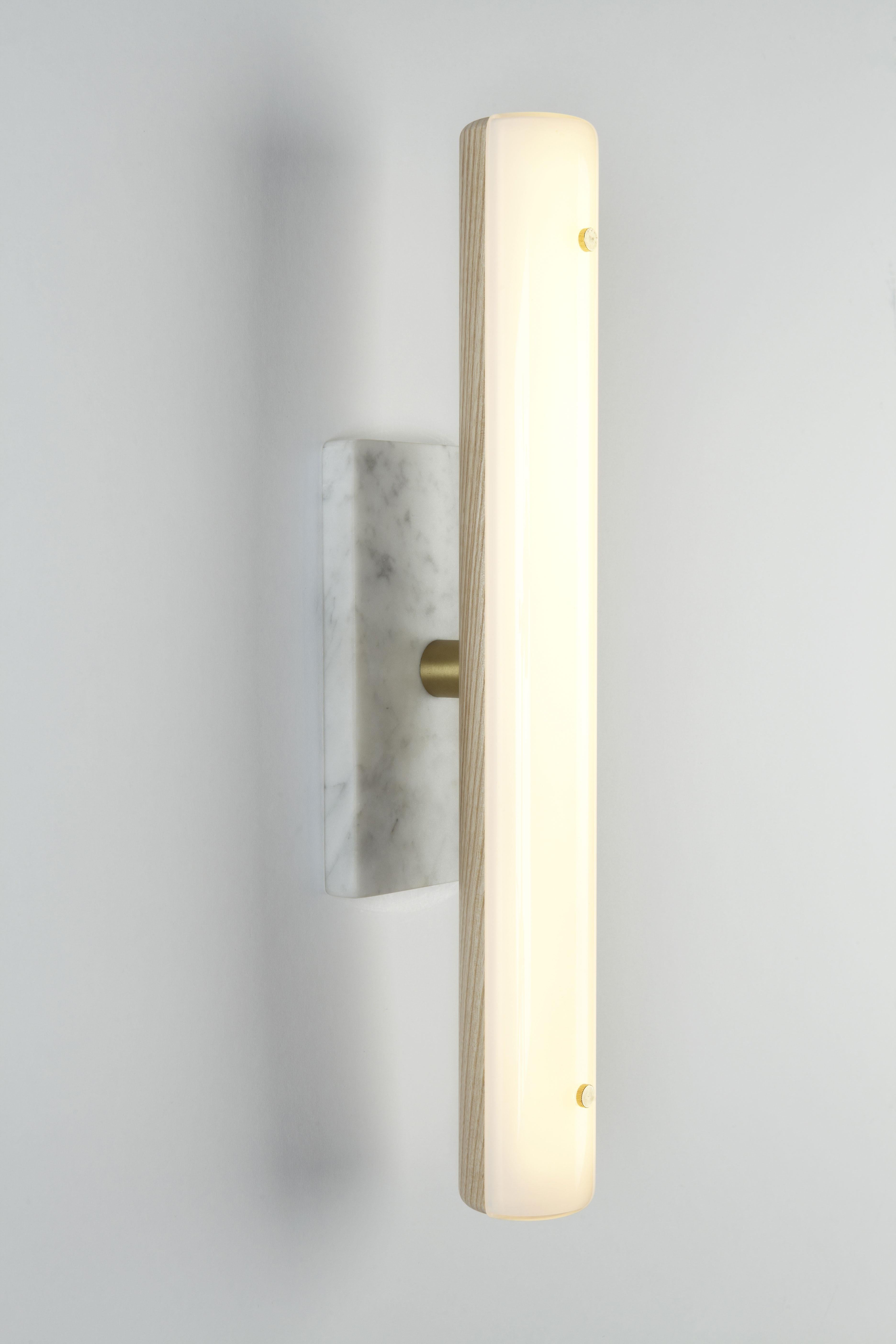 Modern Rectangle Counterweight Sconce in Ash by Fort Standard for Roll & Hill